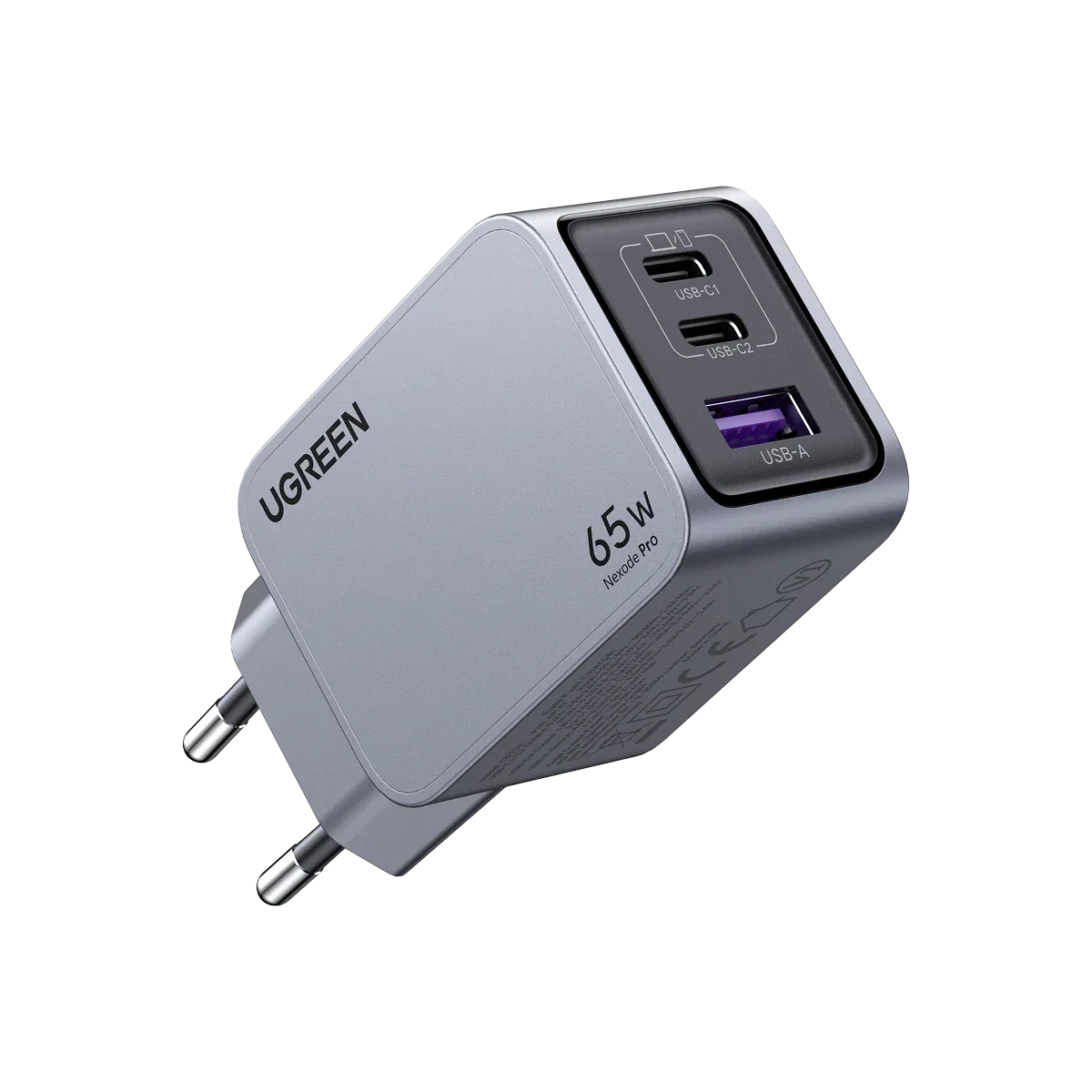 UGREEN Nexode Pro Charger 3-Port GaN Fast Set 65W EU