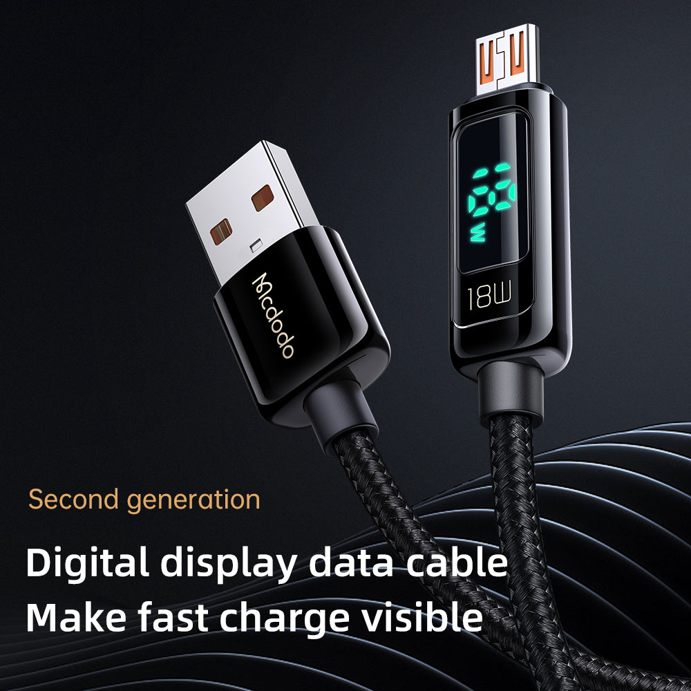 Mcdodo Digital Pro USB-A to Micro USB Data Cable 1.2m
