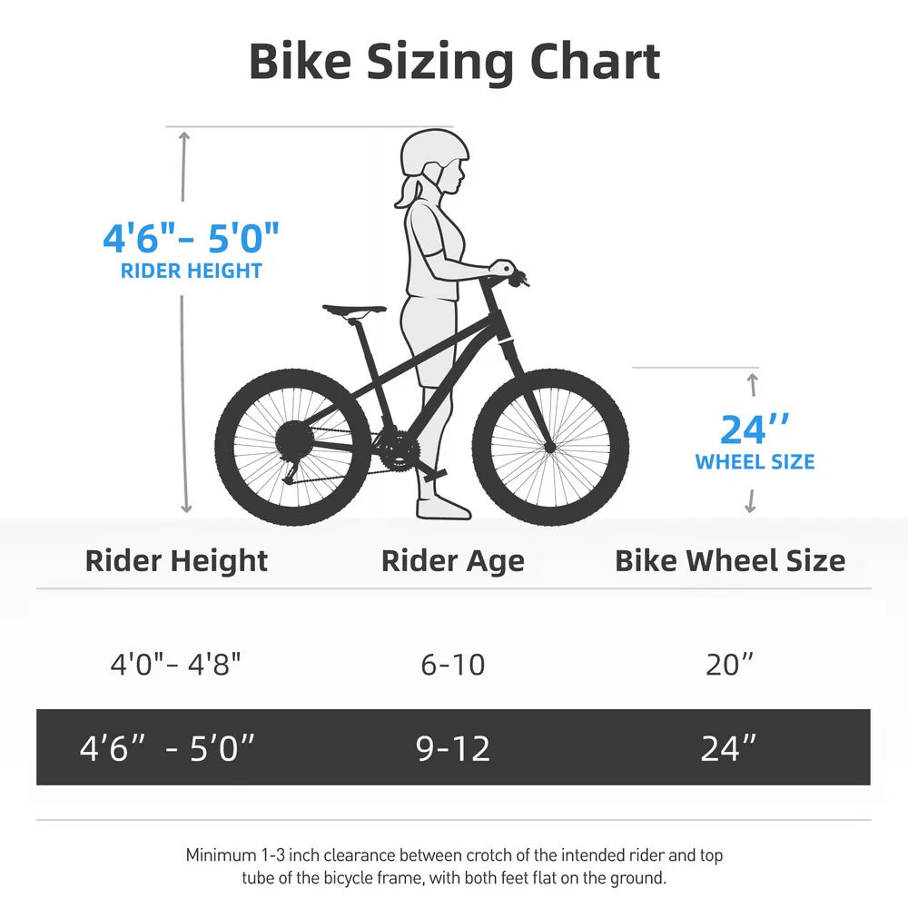 20/24-Inch Kids Mountain Bike, Single-Speed