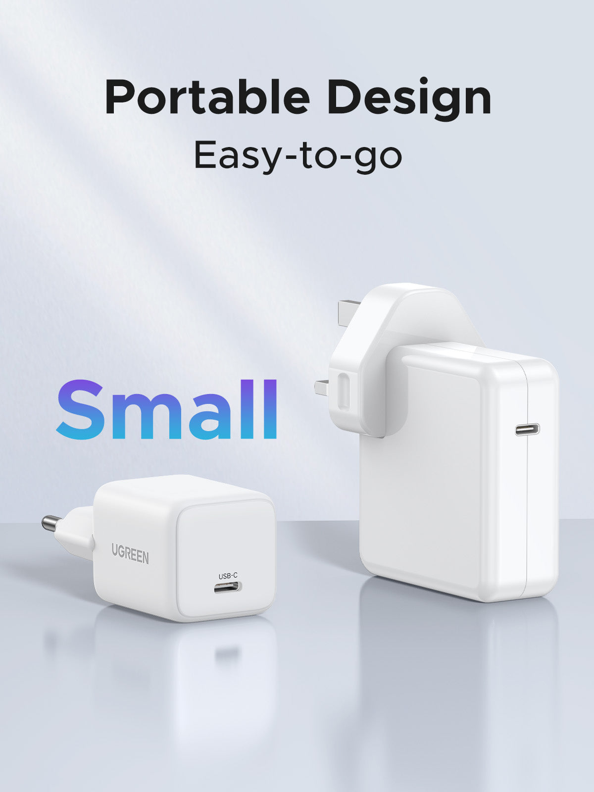 UGREEN Charger USB-C GaN Fast 30W EU White