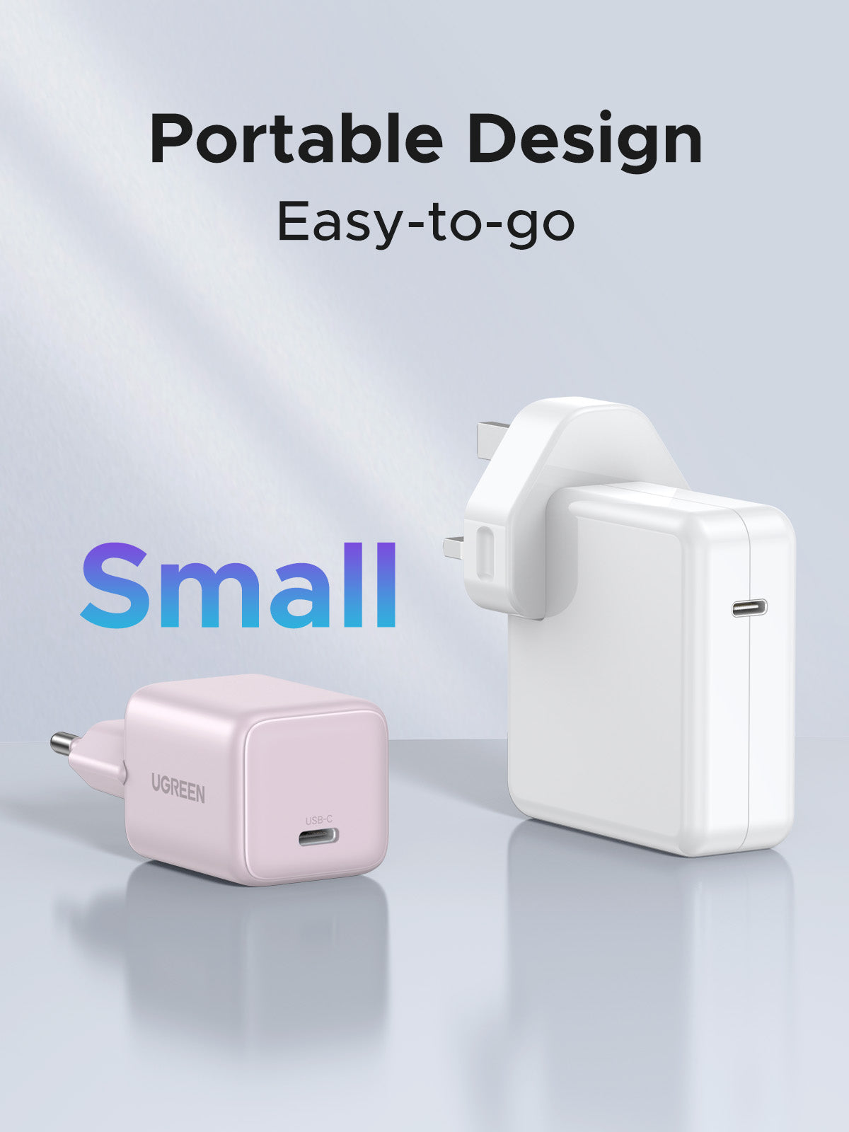 UGREEN Charger USB-C GaN Fast 20W EU Pink