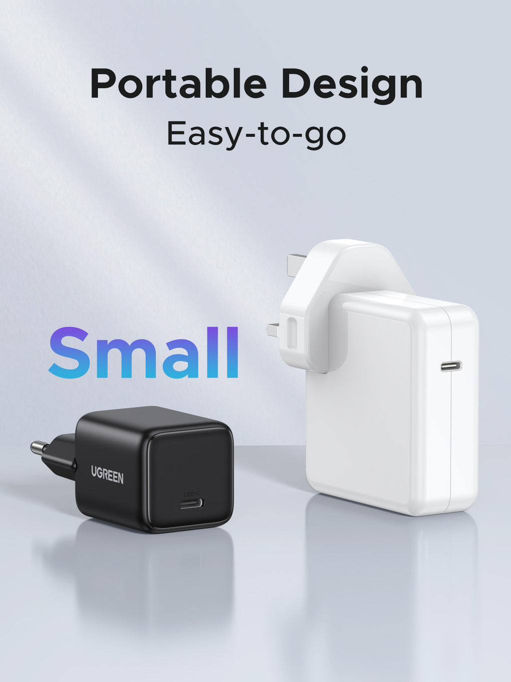 UGREEN Charger USB-C GaN Fast 20W EU Black