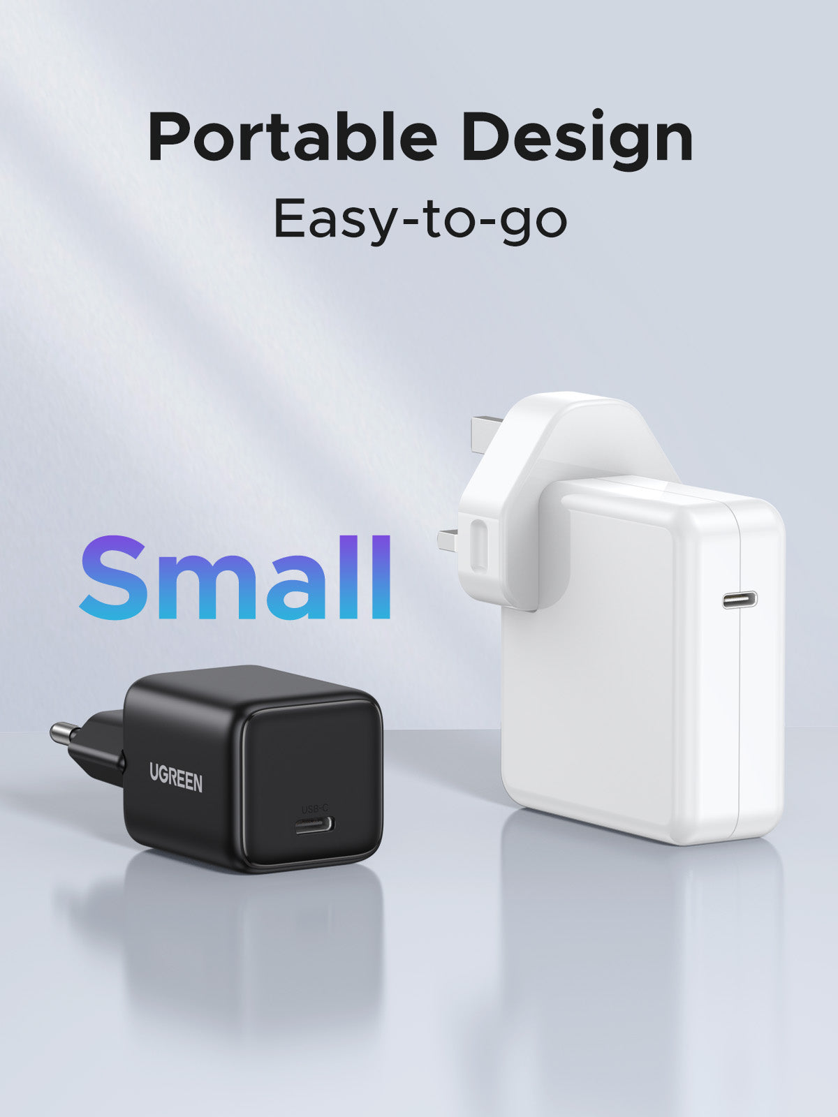 UGREEN Charger USB-C GaN Fast 20W EU Black