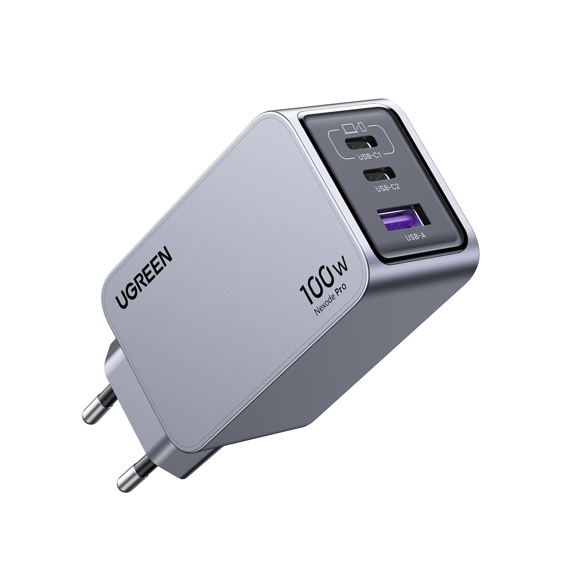 UGREEN Nexode Pro หัวชาร์จ GaN ชาร์จเร็ว 3 พอร์ต 100W