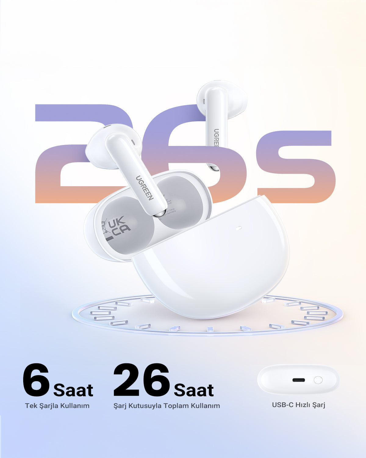 UGREEN HiTune H5 Tam Kablosuz Kulaklık