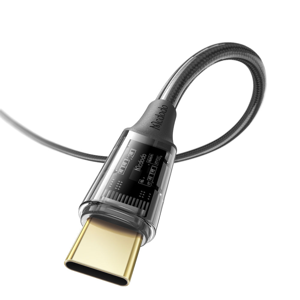 Mcdodo Amber Series USB-C to USB-C PD 100W Transparent Cable (1.2M)