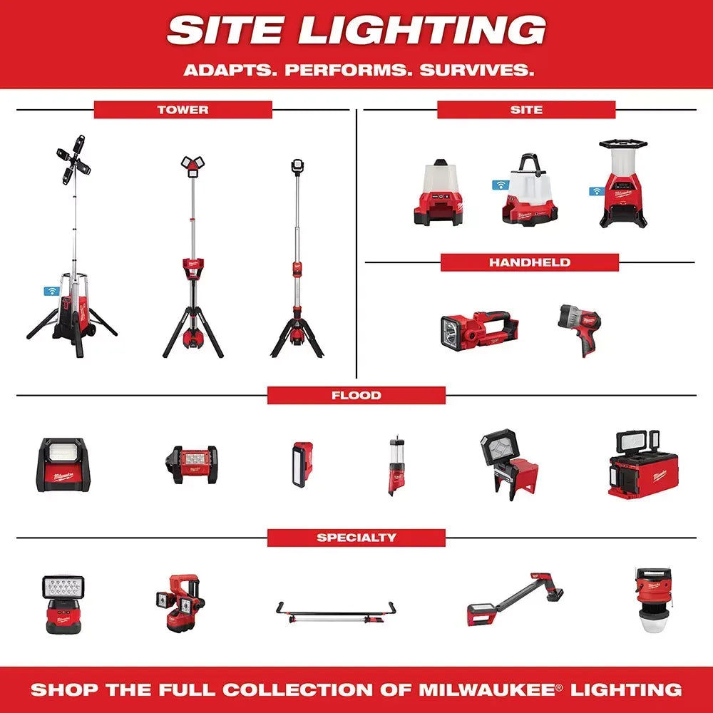 Milwaukee 2366-20 M18 18V ROVER Dual Power Flood Light - Bare Tool