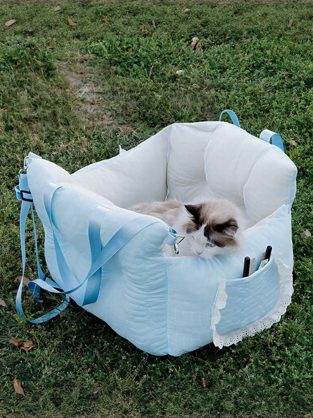 Comfortable & Secure Pet Car Seat Carrier