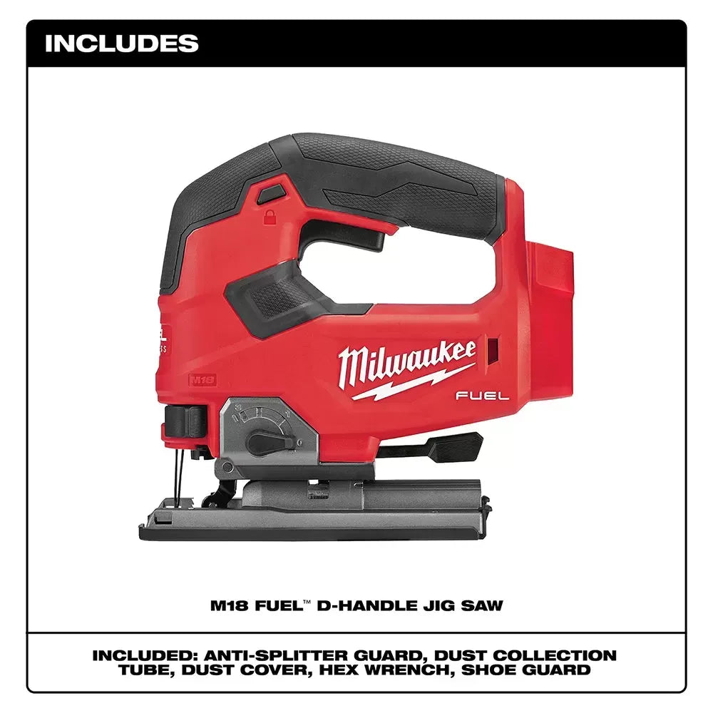 Milwaukee 2737-80 M18 FUEL 18V Cordless D-Handle Jig Saw - Bare Tool Recon