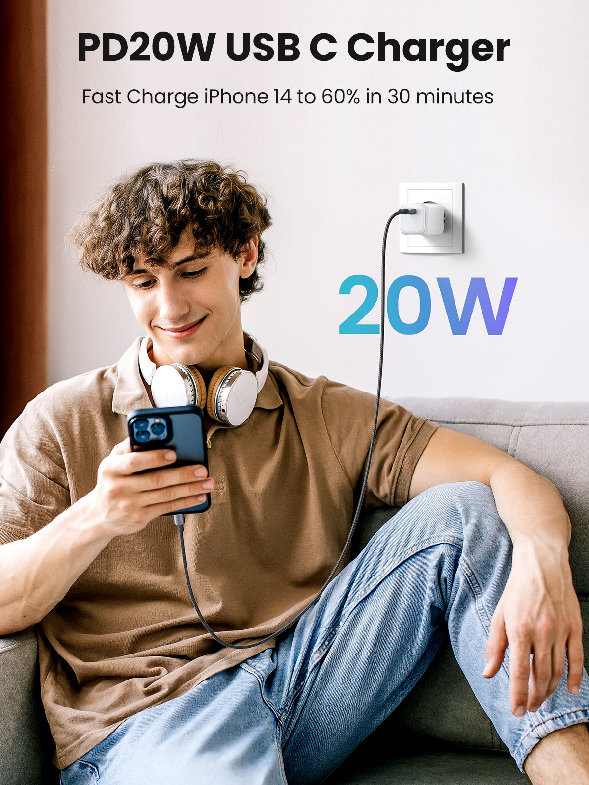 UGREEN Nexode Charger USB-C PD GaN Fast 20W