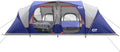 CAMPROS CP Tent 12-Person-Camping-Tents 3 Room Family Tents Waterproof Family Tent