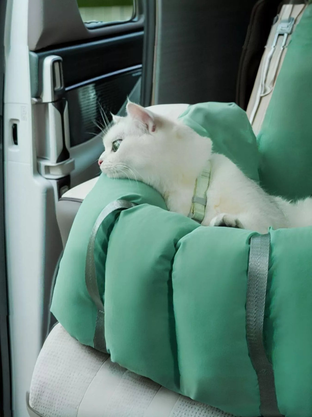 Comfortable & Portable Pet Car Nest