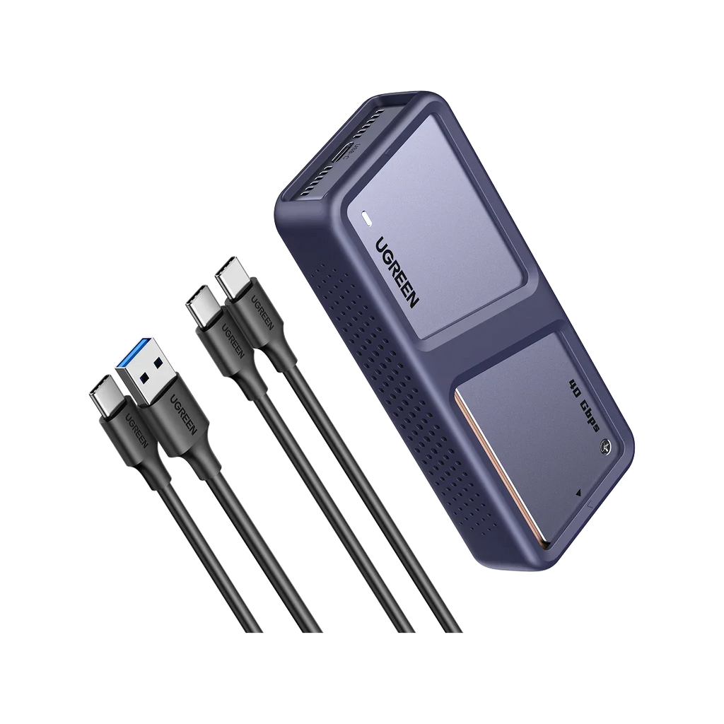 UGREEN Case SSD M.2 NVMe PCIe 40 Gbps, Enclosure Esterno Disco Rigido UASP TRIM USB 4.0