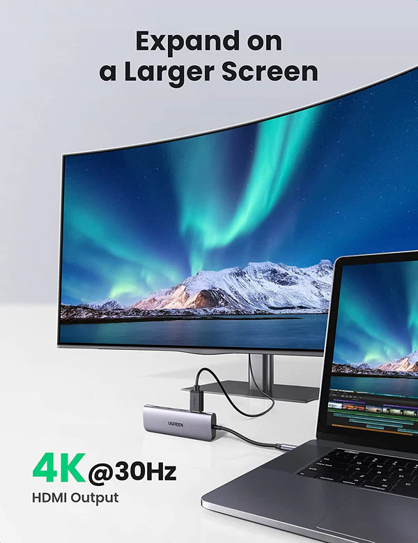 UGREEN USB-C Hub 6 in 1