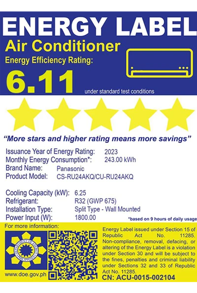 2.5 HP Split Air Conditioner Inverter AI Features Deluxe Configuration