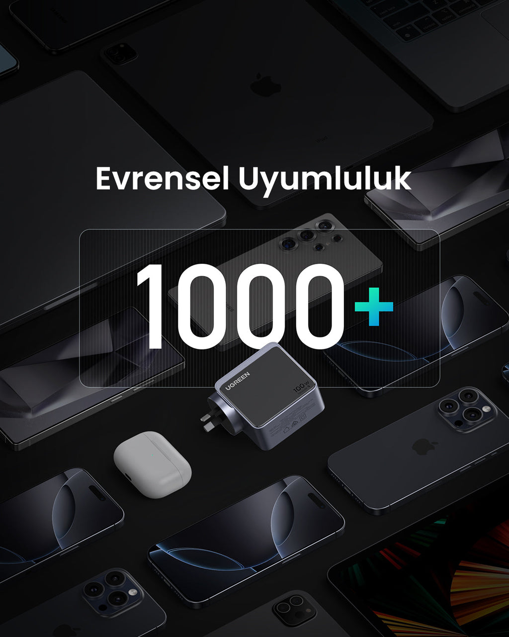 UGREEN Nexode Air 100W 4 Port Şarj Cihazı