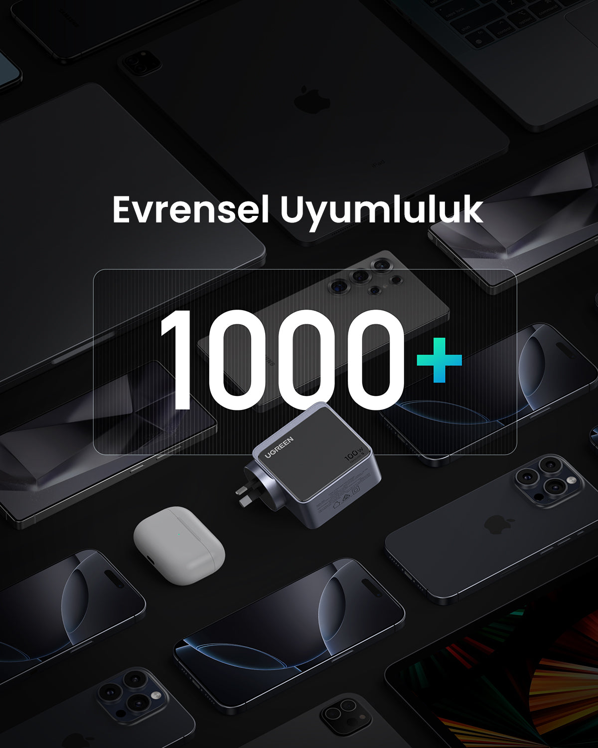 UGREEN Nexode Air 100W 4 Port Şarj Cihazı