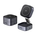 UGREEN MagFlow Qi2 15W 2-in-1 Wireless Charger