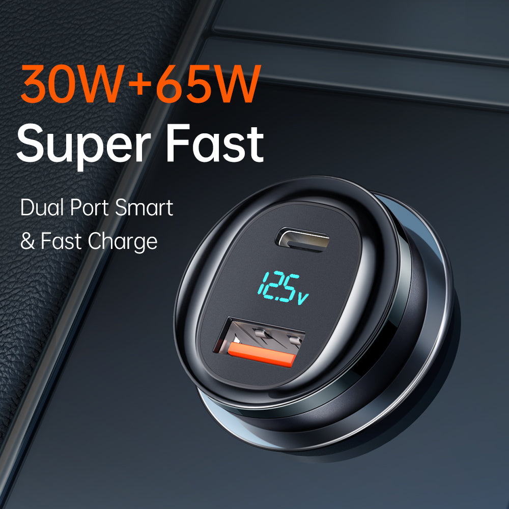 Mcdodo Aurora Series 95W 1A+1C Digital Display PD Car Charger