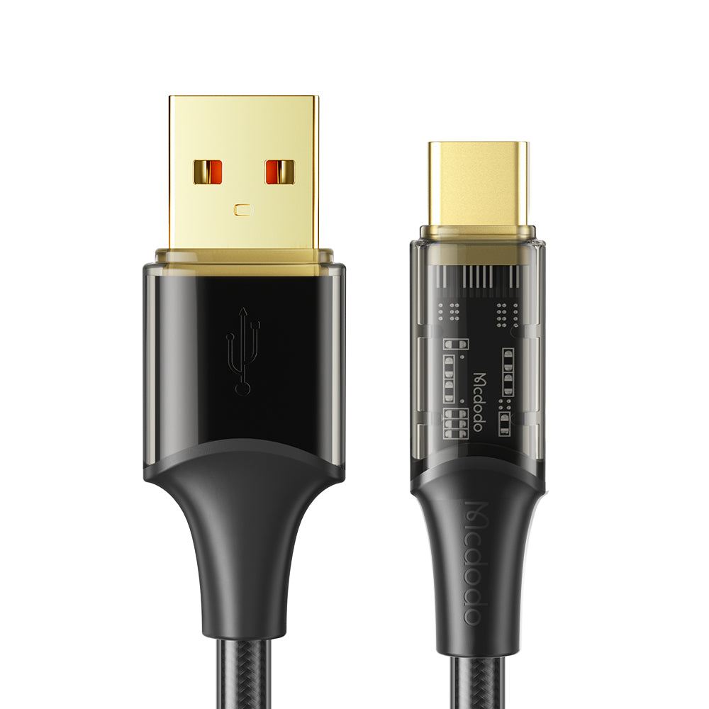 Mcdodo Amber Series 6A USB-A to USB-C Transparent Cable (1.2/1.8M)