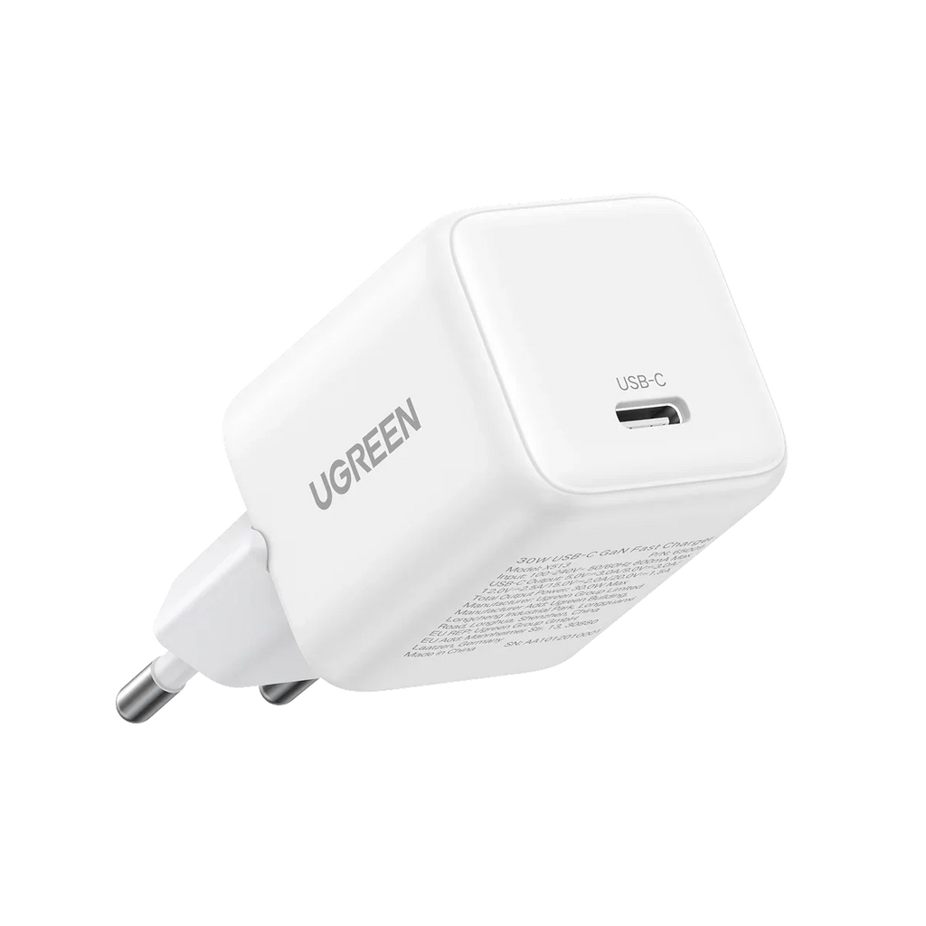 UGREEN Charger USB-C GaN Fast 30W EU White