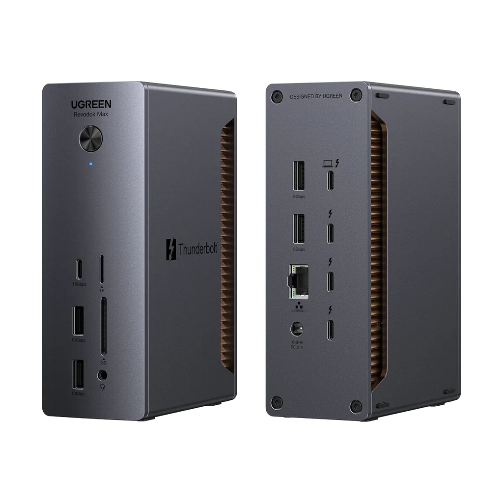 UGREEN Revodok Max 2131 Docking Station Thunderbolt 5 120Gbps Transferencia Ultra Rápida