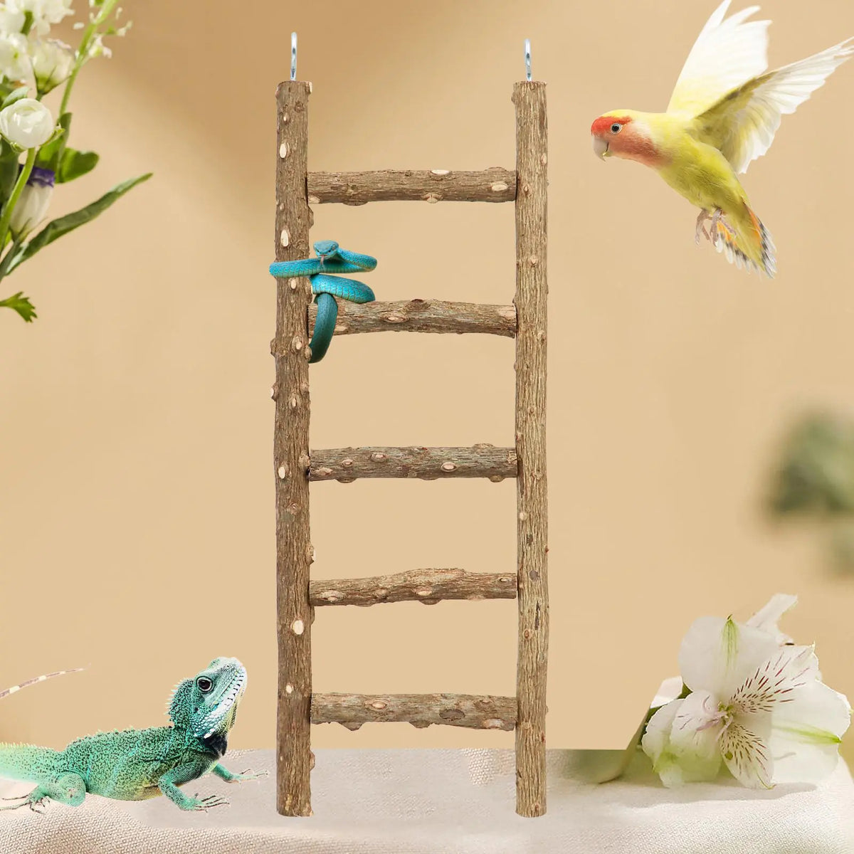 Natural Pepper Wood Parrot Climber