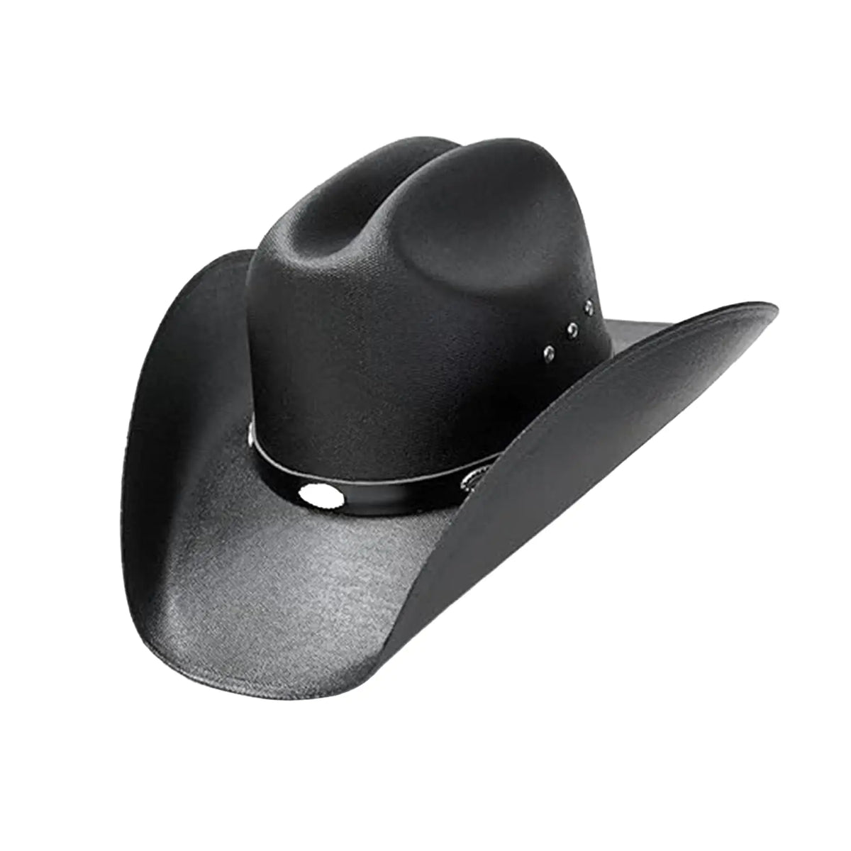 Kids Classic Straw Cowboy Hat - Western Style with Silver Conchos