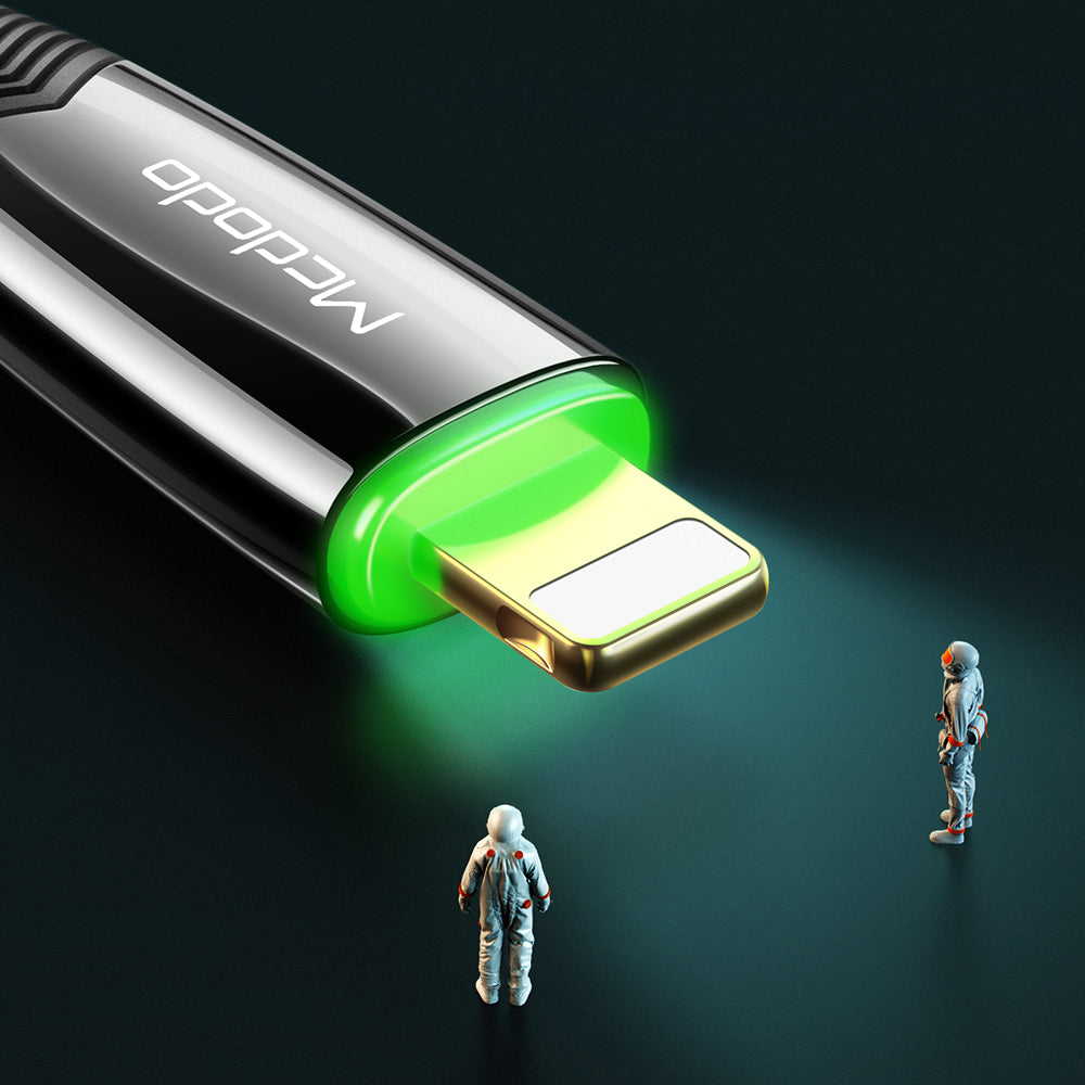 Mcdodo Shark Series Auto Power Off USB-A to Lightning Cable (1.2M)