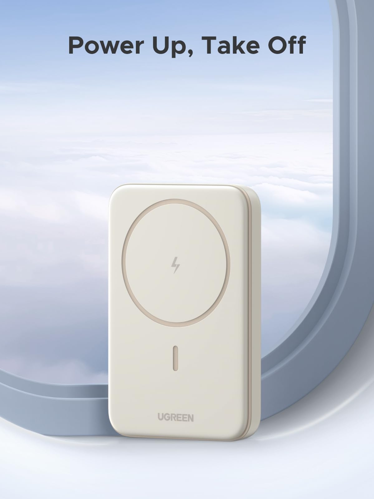 UGREEN Magnetic Power Bank
10000mAh 20W Beige