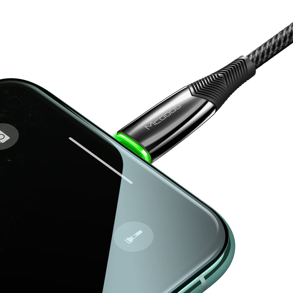 Mcdodo Shark Series Auto Power Off USB-A to Lightning Cable (1.2M)