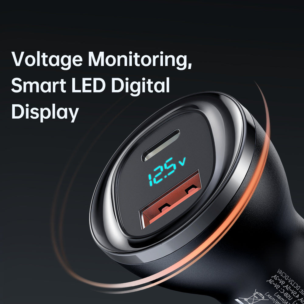 Mcdodo Aurora Series 95W 1A+1C Digital Display PD Car Charger