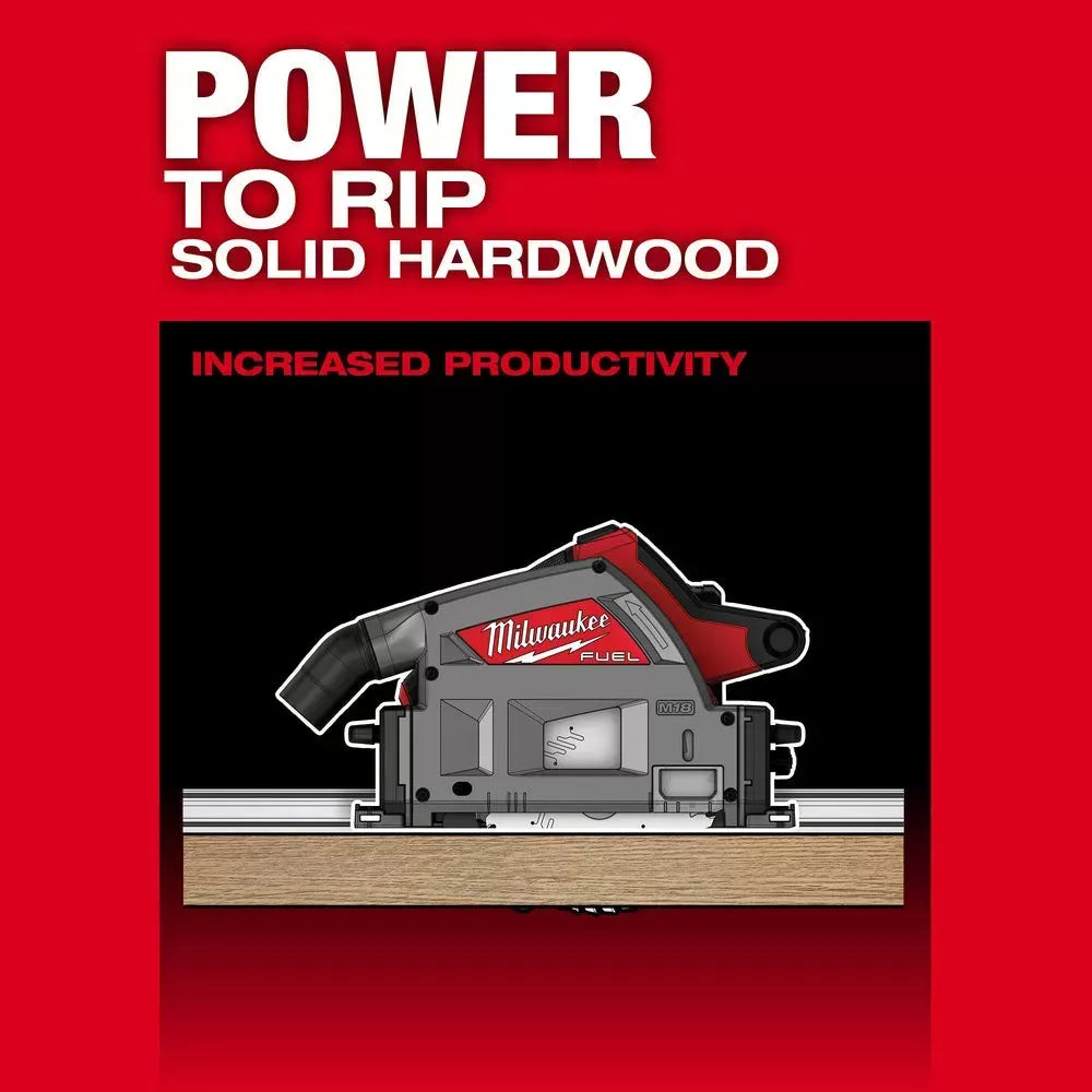 Milwaukee 2831-21TT M18 Track Saw Kit w/ Packout and 2 55 Inch Tracks with Bag