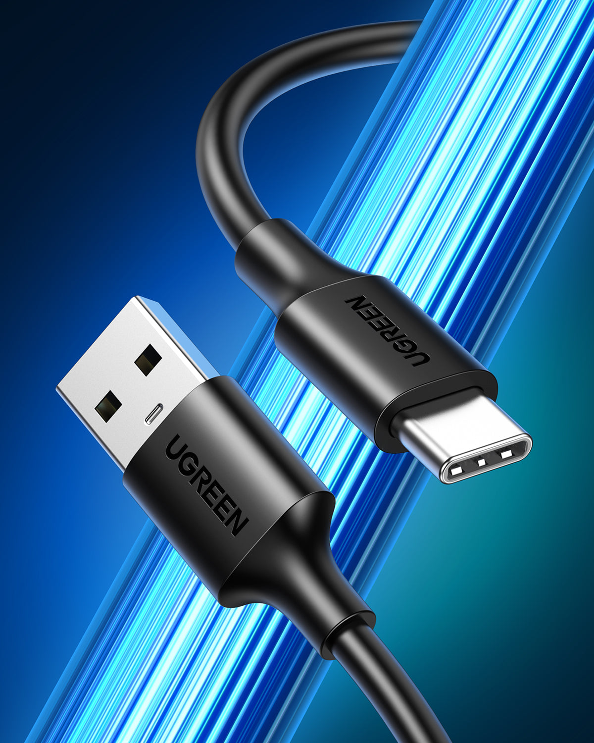 UGREEN USB-A 2.0’dan USB-C’ye Kablo (Nikel Kaplama)