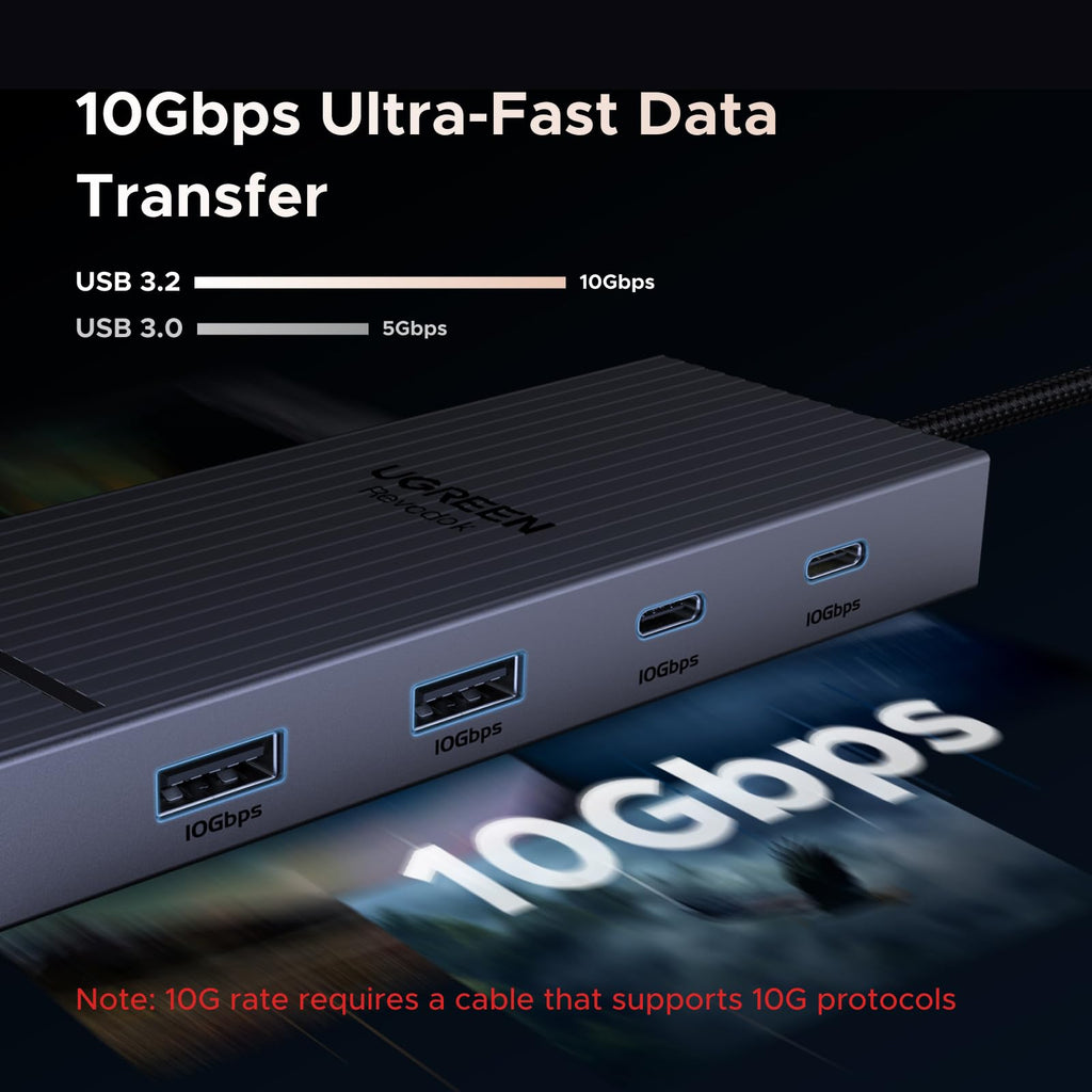 UGREEN Revodok Pro 207 7 in 1 USB C Docking Station