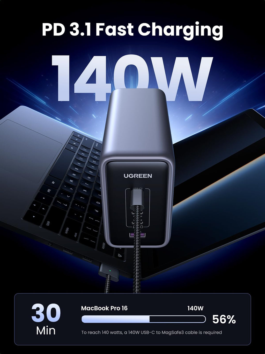 UGREEN Nexode 300W 5-Port Desktop Charger