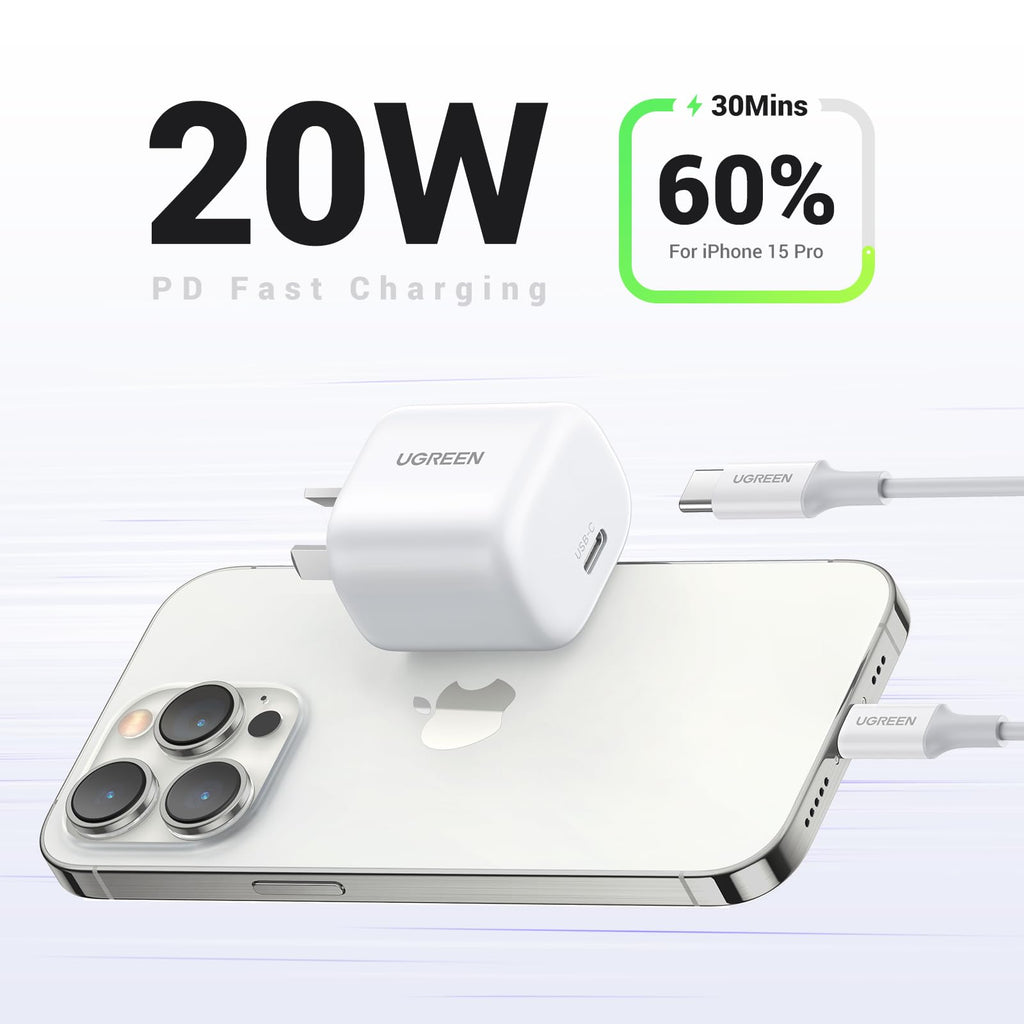 UGREEN Zapix 20W USB C Charger