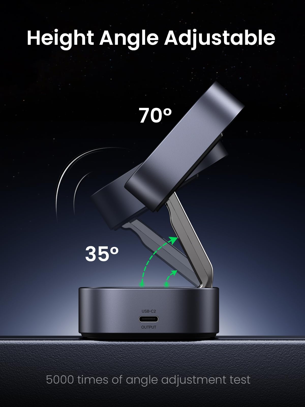 UGREEN 15W 2-in-1 Wireless Charger