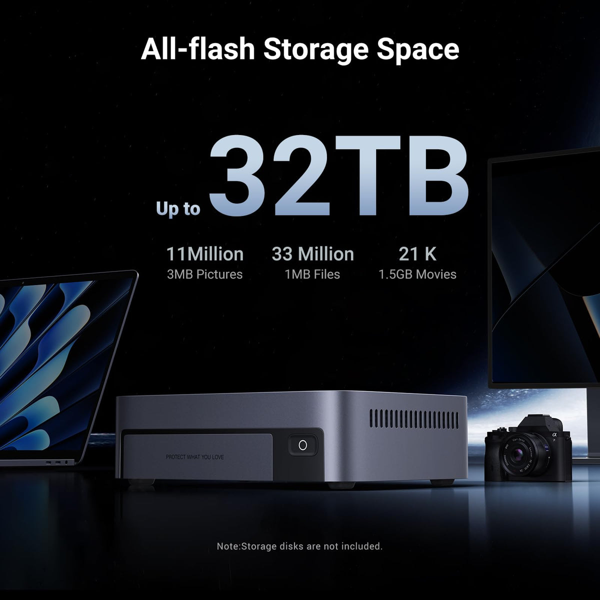 UGREEN Storage Network Attached DXP480T Plus Diskless EU