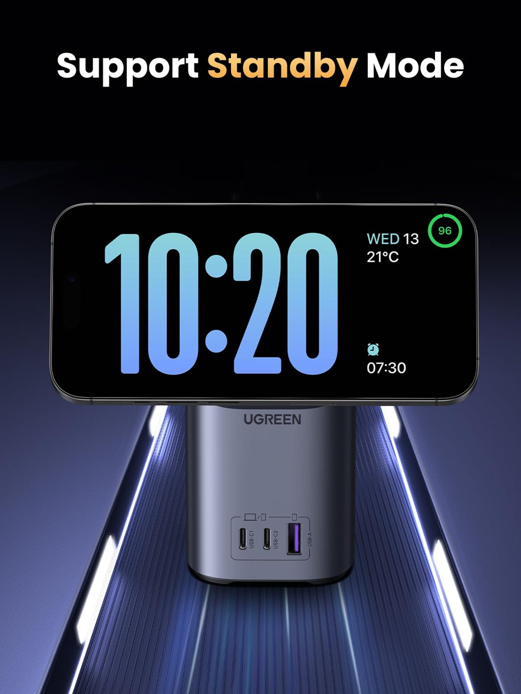 UGREEN Nexode 100W with Qi2 15W MagSafe Charger