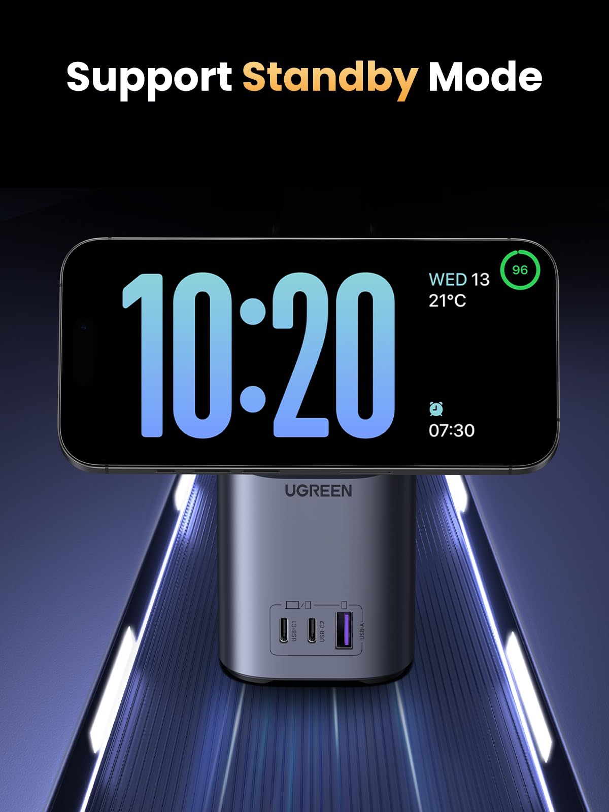 UGREEN Nexode 100W with Qi2 15W MagSafe Charger