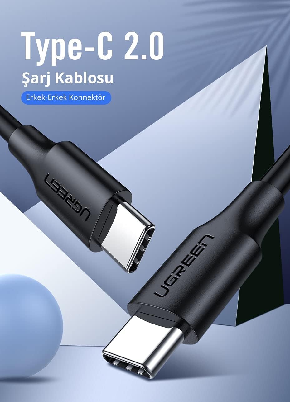 UGREEN USB 2.0 USB-C Kablo (ABS Kaplama)