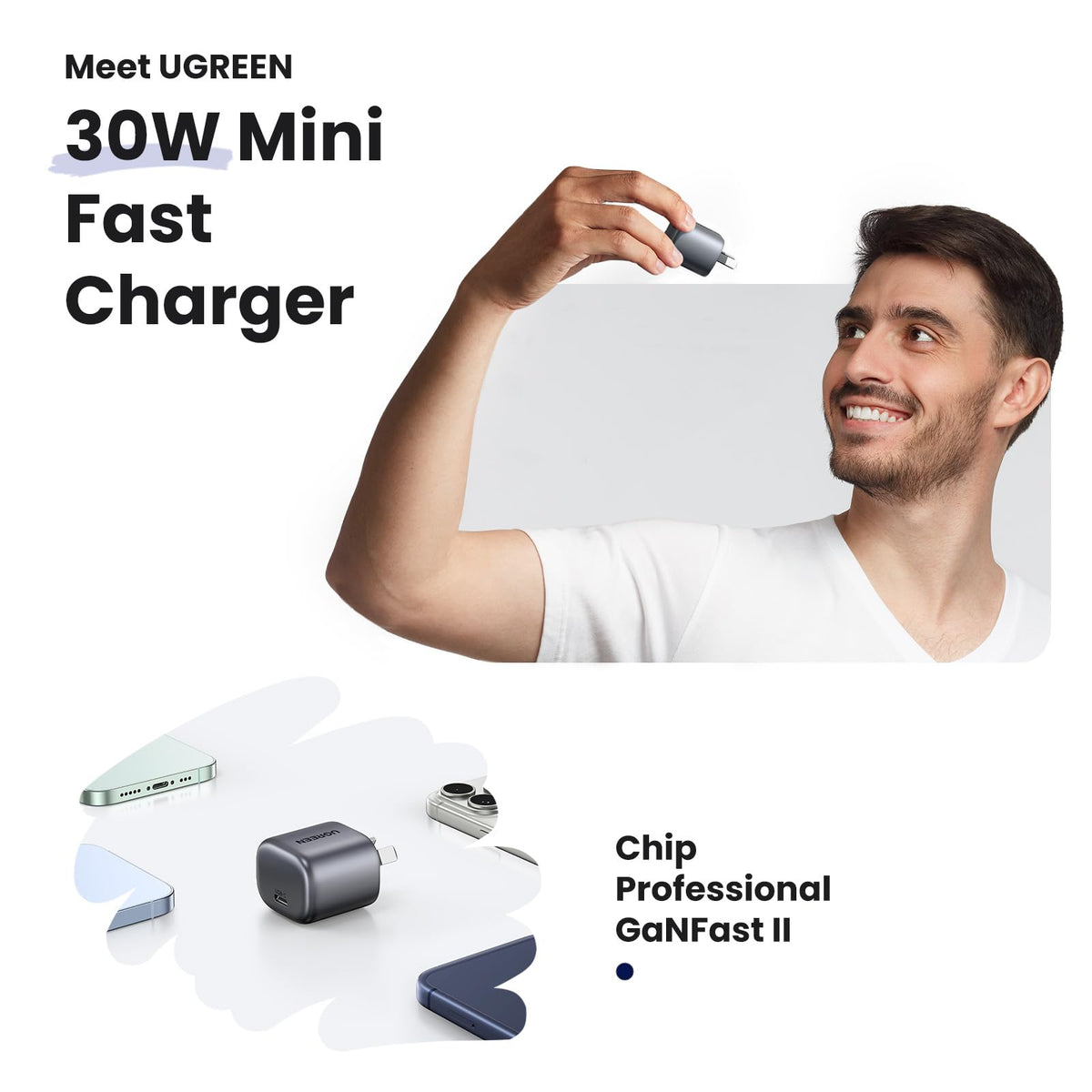 UGREEN Nexode 30W USB C Charger