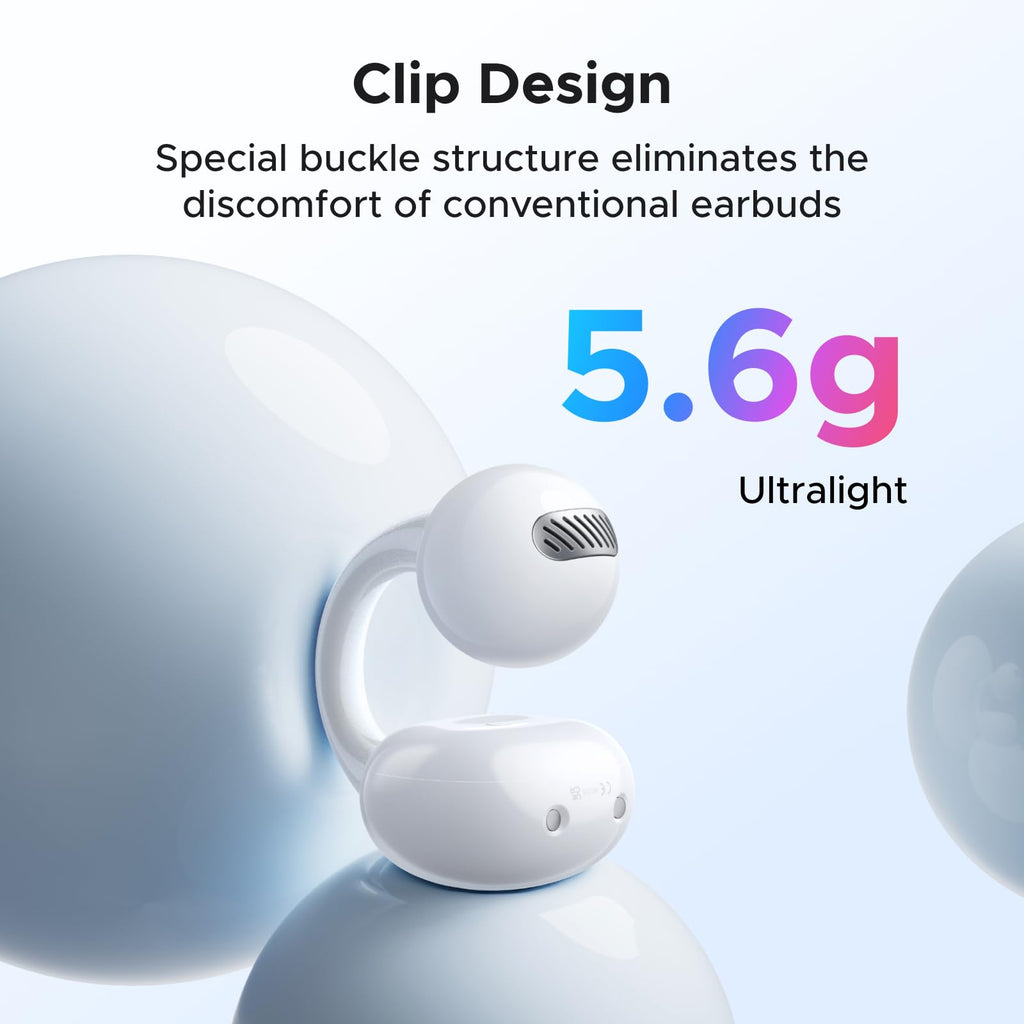 Tai Nghe UGREEN ClipBuds Magic Open-ear kèm Màn Hình Cảm Ứng Thông Minh