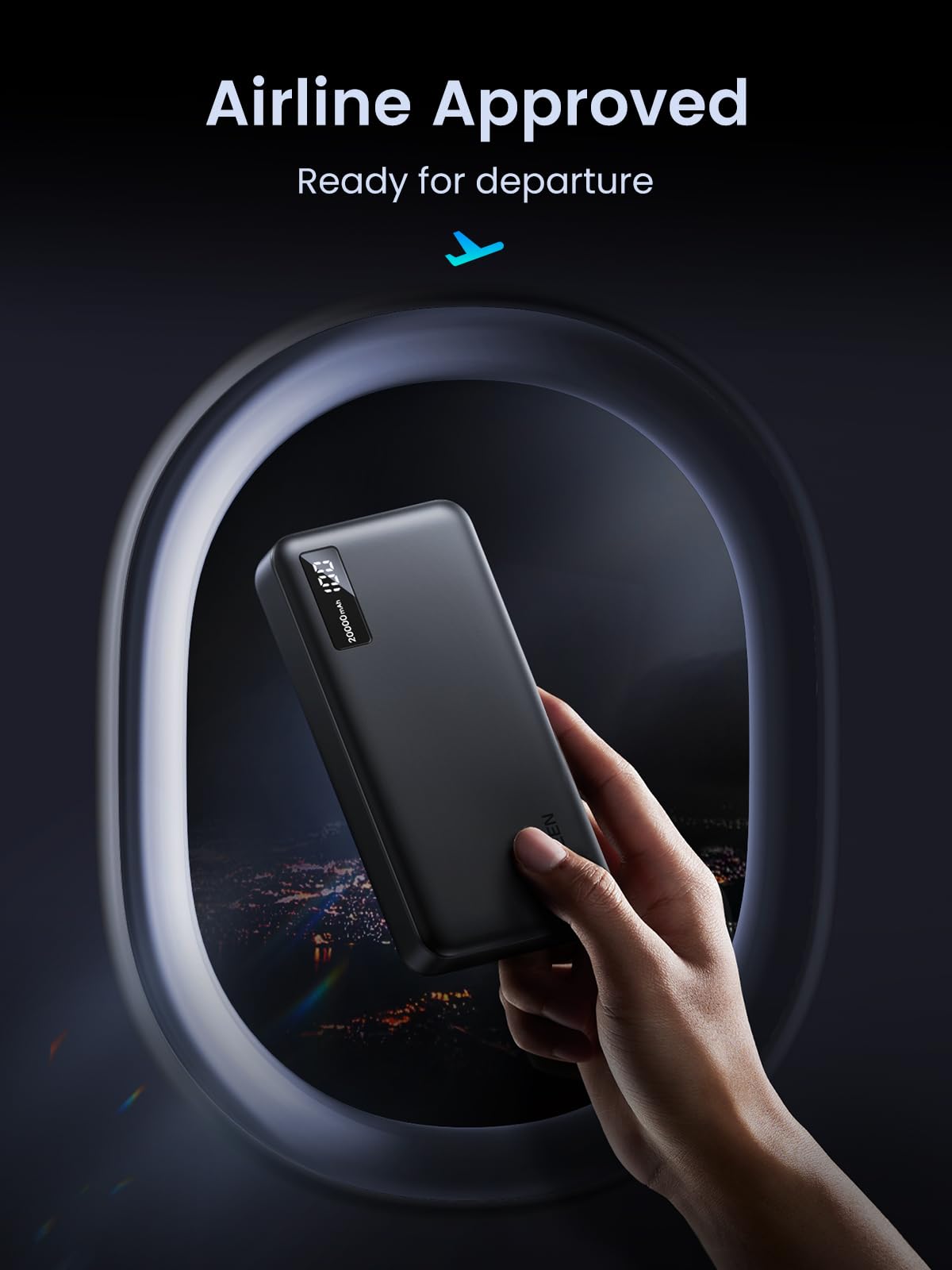 UGREEN Power Bank 20000mAh 20W 1C2A Black