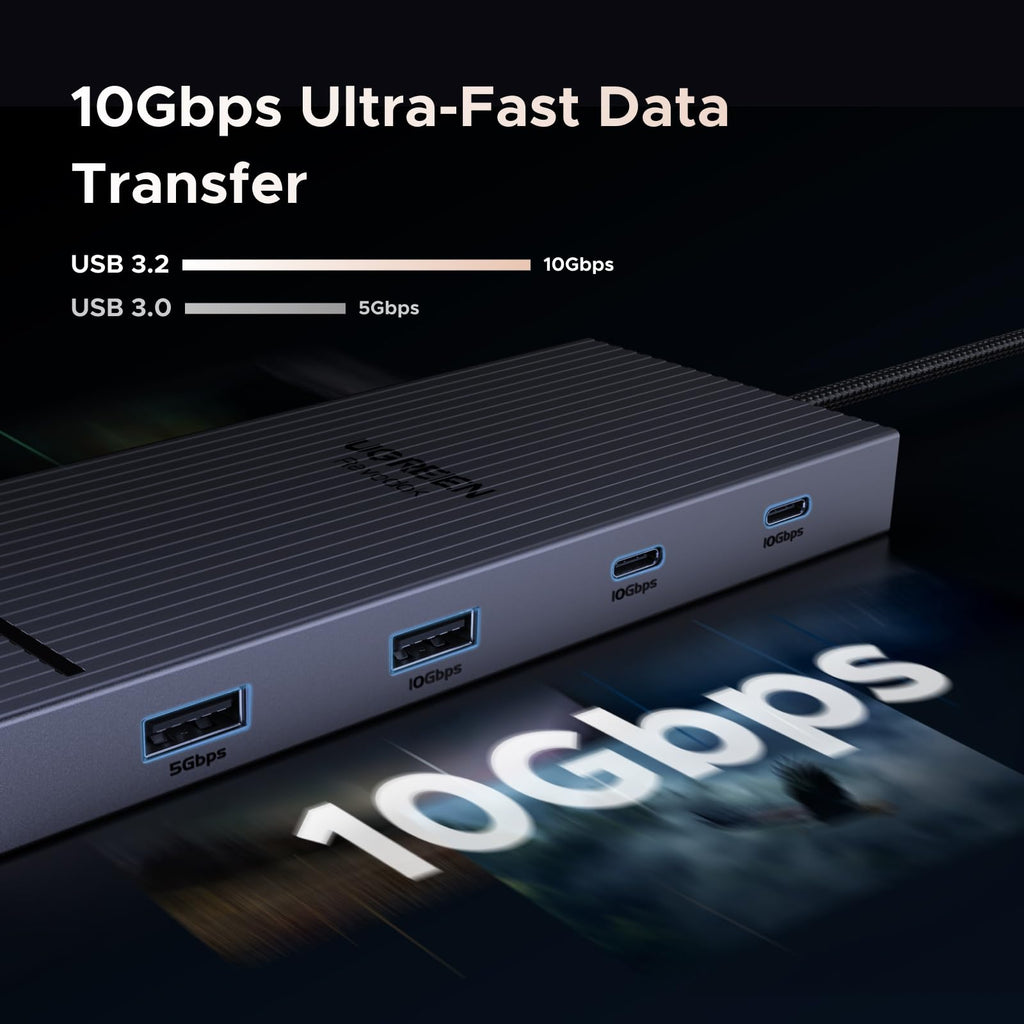 UGREEN Revodok Pro 2102 10 in 1 USB C Docking Station