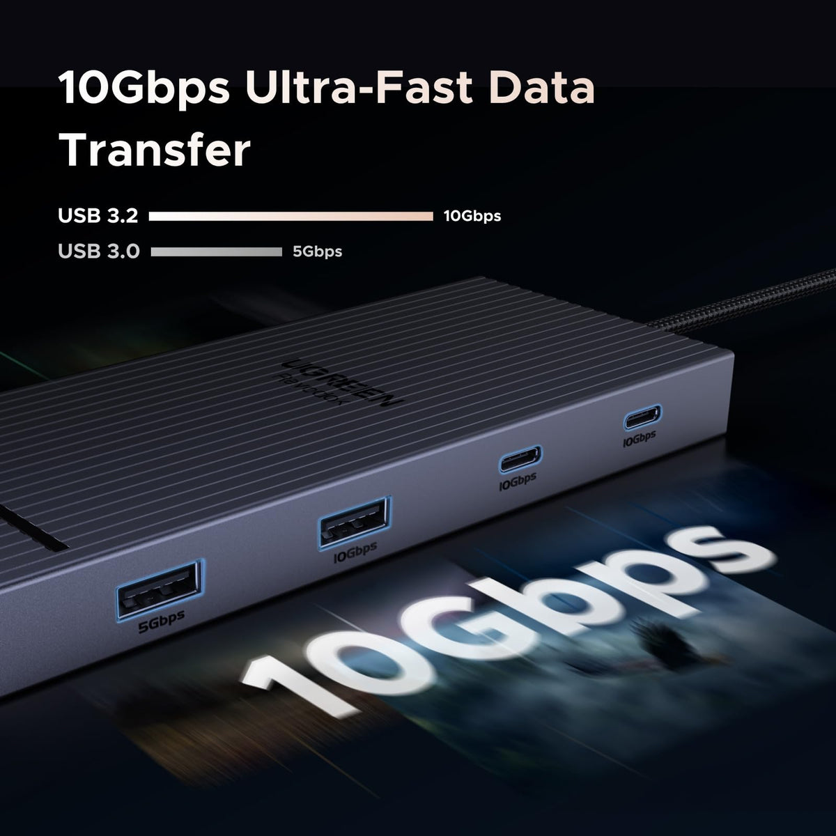 UGREEN Revodok Pro 2102 10 in 1 USB C Docking Station