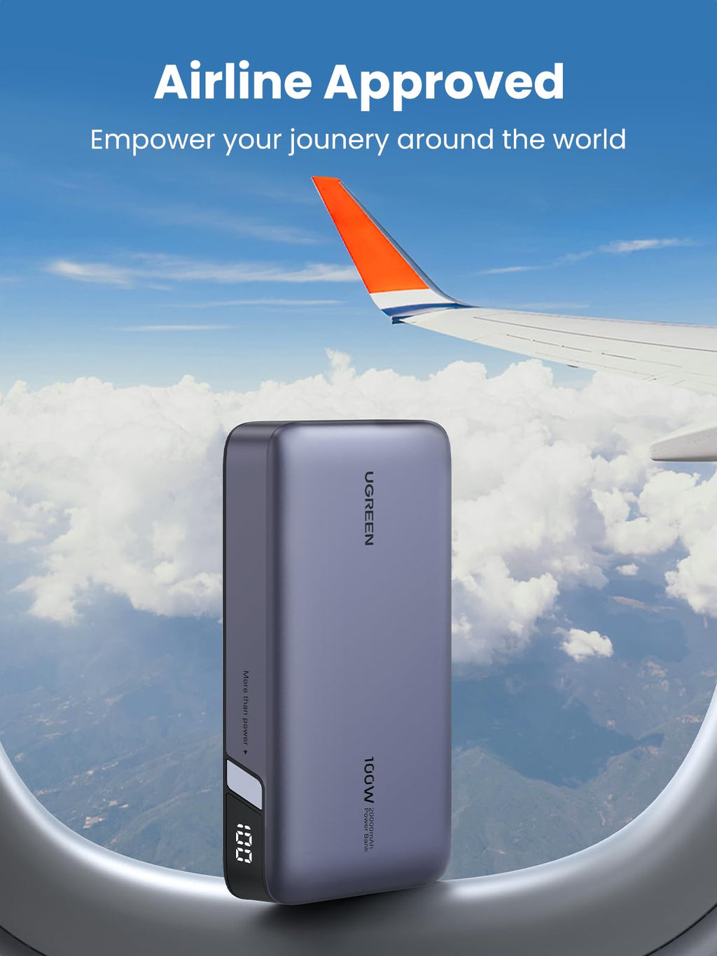 UGREEN Nexode พาวเวอร์แบงค์ 20000mAh 100W