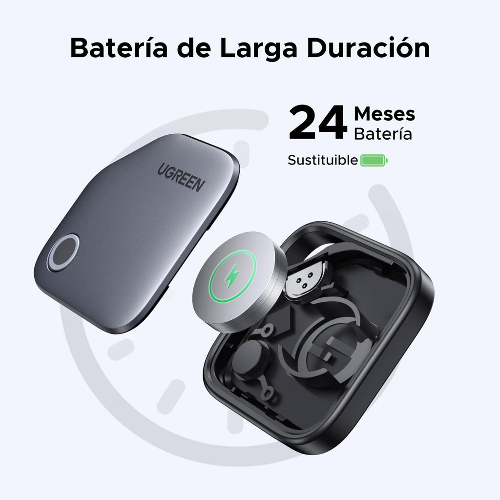 UGREEN FineTrack Smart Finder Localizador Bluetooth SmartTag Tracker Soporte iOS Rastreador 