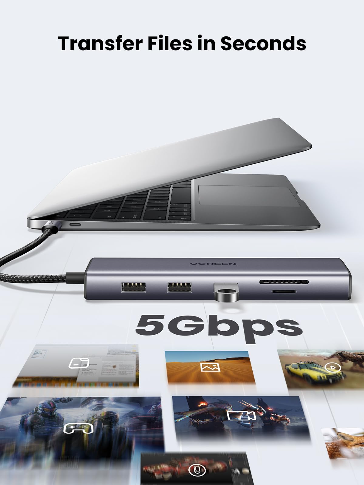 UGREEN 10’u 1 Arada USB-C Hub (4K HDMI)